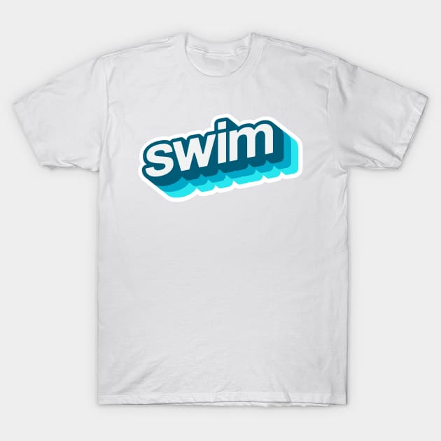 Swim T-Shirt by MplusC